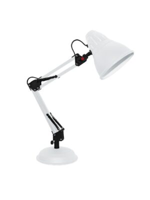 Φ/Σ ΓΡΑΦΕΙΟΥ 1ΧΕ27 ΛΕΥΚΟ ΜΕΤΑΛΛΙΚΟ Φ16ΧΦ15ΧΗ50CM UFFICIO