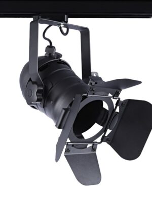 ΣΠΟΤ ΦΩΤΙΣΤΙΚΟ ΡΑΓΑΣ ΤΡΙΦΑΣΙΚΟ ΑΣΤΑΛΙ ΜΑΥΡΟ ΜΕ ΒΡΑΧΙΟΝΑ ΣΥΜΒΑΤΙΚΟ 1xΕ27 PAR30 IP20 315x248x340mm