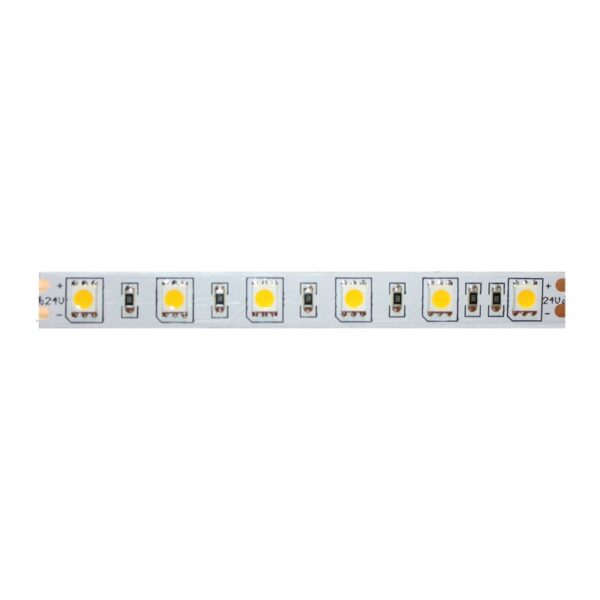 LED STRIP 5M 14,4W/M 24V DC IP33 ΜΠΛΕ