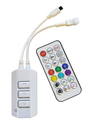 REMOTR CONTROL+CONTROLLER 24V RGB 10M DIGITAL STRIPS WITH MUSIC