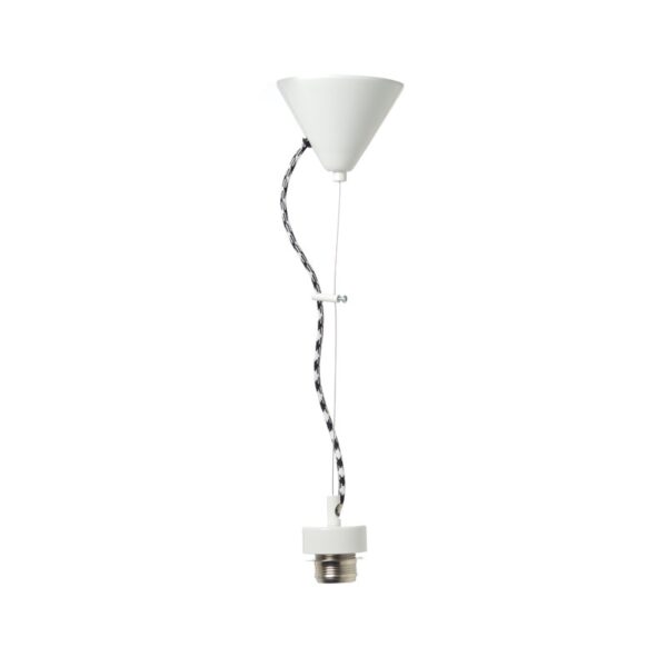 NETTO ΦΩΤΙΣΤΙΚΟ ΚΡΕΜΑΣΤΟ ΑΣΠΡΟΜΑΥΡΟ ΜΕΤΑΛΛΙΚΟ ΣΥΜΒΑΤΙΚΟ 1ΧΕ27 IP20 1000mm