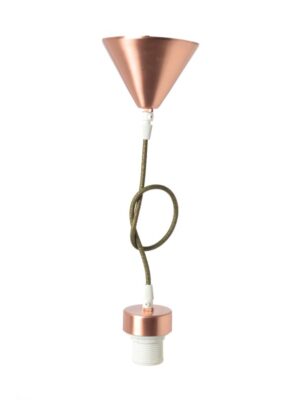 NETTO ΦΩΤΙΣΤΙΚΟ ΚΡΕΜΑΣΤΟ ΧΑΛΚΙΝΟ ΜΕΤΑΛΛΙΚΟ ΣΥΜΒΑΤΙΚΟ 1ΧΕ27 IP20 1000mm