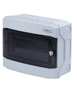 ΠΙΝΑΚΑΣ N12-D 12 ΘΕΣΕΩΝ 1 ΣΕΙΡΑ ΠΛΑΣΤΙΚΟΣ ΕΠΙΤΟΙΧΟΣ ΜΕ ΔΙΑΦΑΝΗ ΠΛΑΣΤΙΚΗ ΠΟΡΤΑ ΚΑΙ ΠΛΑΣΤΙΚΟ ΠΛΑΙΣΙΟ IP65