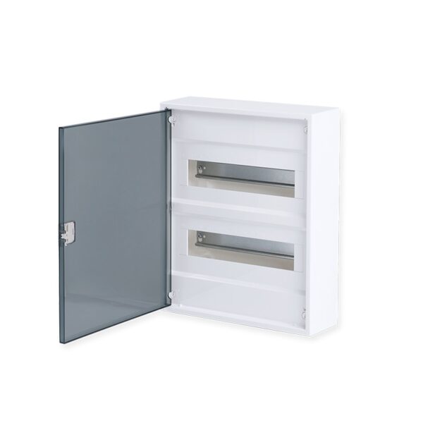 ΠΙΝΑΚΑΣ N24-ALFA 24 ΘΕΣΕΩΝ 2 ΣΕΙΡΩΝ ΠΛΑΣΤΙΚΟΣ ΕΠΙΤΟΙΧΟΣ ΜΕ ΔΙΑΦΑΝΗ ΠΛΑΣΤΙΚΗ ΠΟΡΤΑ ΚΑΙ ΠΛΑΣΤΙΚΟ ΠΛΑΙΣΙΟ IP40