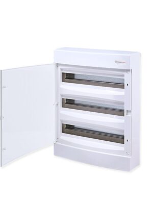 ΠΙΝΑΚΕΣ N3X18CW 54 ΘΕΣΕΩΝ 3 ΣΕΙΡΩΝ ΠΛΑΣΤΙΚΟΙ ΕΠΙΤΟΙΧΟΙ ΜΕ ΛΕΥΚΗ ΠΛΑΣΤΙΚΗ ΠΟΡΤΑ ΚΑΙ ΠΛΑΣΤΙΚΟ ΠΛΑΙΣΙΟ IP40