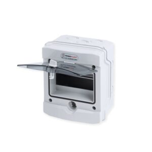 ΠΙΝΑΚΑΣ N6-D 6 ΘΕΣΕΩΝ 1 ΣΕΙΡΑ ΠΛΑΣΤΙΚΟΣ ΕΠΙΤΟΙΧΟΣ ΜΕ ΔΙΑΦΑΝΗ ΠΛΑΣΤΙΚΗ ΠΟΡΤΑ ΚΑΙ ΠΛΑΣΤΙΚΟ ΠΛΑΙΣΙΟ IP65