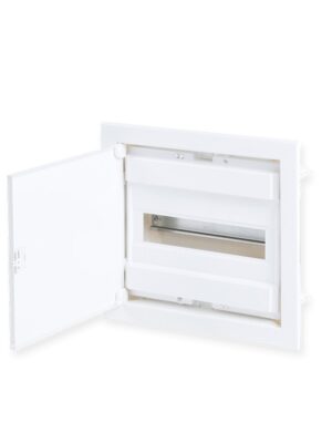 ΧΩΝΕΥΤΗ ΛΕΥΚΗ ΜΕΤΑΛΛΙΚΗ ΠΟΡΤΑ ΚΑΙ ΜΕΤΑΛΛΙΚΟ ΠΛΑΙΣΙΟ U12ES 14 ΘΕΣΕΩΝ 1 ΣΕΙΡΑ IP40