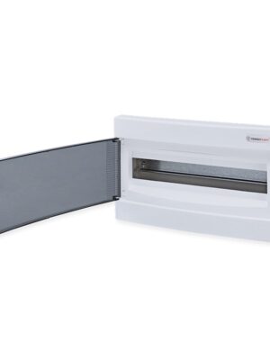 ΧΩΝΕΥΤΗ ΔΙΑΦΑΝΗ ΠΛΑΣΤΙΚΗ ΠΟΡΤΑ ΚΑΙ ΠΛΑΣΤΙΚΟ ΠΛΑΙΣΙΟ U18-C 18 ΘΕΣΕΩΝ 1 ΣΕΙΡΑ IP40