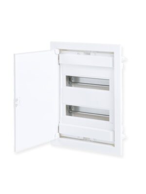 ΧΩΝΕΥΤΗ ΛΕΥΚΗ ΜΕΤΑΛΛΙΚΗ ΠΟΡΤΑ ΚΑΙ ΜΕΤΑΛΛΙΚΟ ΠΛΑΙΣΙΟ U24ES 28 ΘΕΣΕΩΝ 2 ΣΕΙΡΩΝ IP40