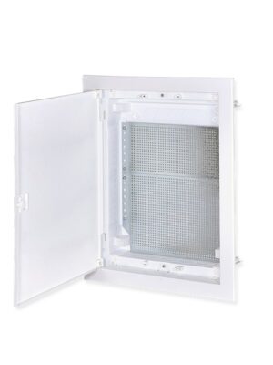 ΧΩΝΕΥΤΗ ΛΕΥΚΗ ΠΛΑΣΤΙΚΗ ΠΟΡΤΑ ΚΑΙ ΠΛΑΣΤΙΚΟ ΠΛΑΙΣΙΟ U24F ΓΙΑ ΣΥΣΚΕΥΕΣ ΠΟΛΥΜΕΣΩΝ ΚΑΙ ΤΗΛΕΠΙΚΟΙΝΩΝΙΩΝ IP30