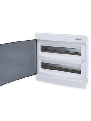 ΧΩΝΕΥΤΗ ΔΙΑΦΑΝΗ ΠΛΑΣΤΙΚΗ ΠΟΡΤΑ ΚΑΙ ΠΛΑΣΤΙΚΟ ΠΛΑΙΣΙΟ U2X18C 36 ΘΕΣΕΩΝ 2 ΣΕΙΡΩΝ IP40