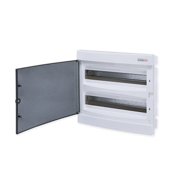 ΧΩΝΕΥΤΗ ΔΙΑΦΑΝΗ ΠΛΑΣΤΙΚΗ ΠΟΡΤΑ ΚΑΙ ΠΛΑΣΤΙΚΟ ΠΛΑΙΣΙΟ U2X18C 36 ΘΕΣΕΩΝ 2 ΣΕΙΡΩΝ IP40