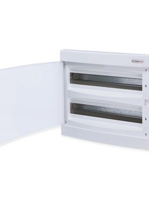 ΧΩΝΕΥΤΗ ΛΕΥΚΗ ΠΛΑΣΤΙΚΗ ΠΟΡΤΑ ΚΑΙ ΠΛΑΣΤΙΚΟ ΠΛΑΙΣΙΟ U2X18CW 36 ΘΕΣΕΩΝ 2 ΣΕΙΡΩΝ IP40