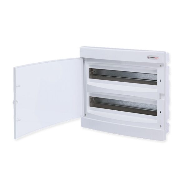 ΧΩΝΕΥΤΗ ΛΕΥΚΗ ΠΛΑΣΤΙΚΗ ΠΟΡΤΑ ΚΑΙ ΠΛΑΣΤΙΚΟ ΠΛΑΙΣΙΟ U2X18CW 36 ΘΕΣΕΩΝ 2 ΣΕΙΡΩΝ IP40