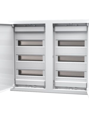 ΧΩΝΕΥΤΗ ΛΕΥΚΗ ΜΕΤΑΛΛΙΚΗ ΠΟΡΤΑ ΚΑΙ ΜΕΤΑΛΛΙΚΟ ΠΛΑΙΣΙΟ U2X36ES 84 ΘΕΣΕΩΝ 3 ΣΕΙΡΩΝ IP40