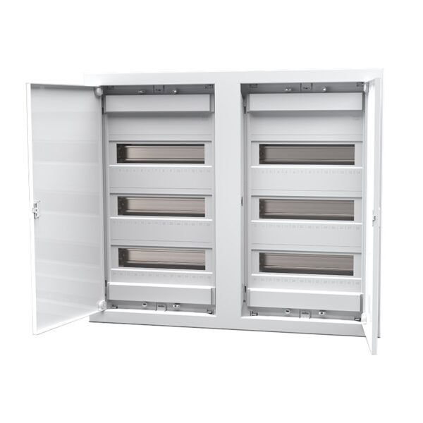 ΧΩΝΕΥΤΗ ΛΕΥΚΗ ΜΕΤΑΛΛΙΚΗ ΠΟΡΤΑ ΚΑΙ ΜΕΤΑΛΛΙΚΟ ΠΛΑΙΣΙΟ U2X36ES 84 ΘΕΣΕΩΝ 3 ΣΕΙΡΩΝ IP40