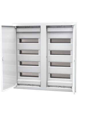 ΧΩΝΕΥΤΗ ΛΕΥΚΗ ΜΕΤΑΛΛΙΚΗ ΠΟΡΤΑ ΚΑΙ ΜΕΤΑΛΛΙΚΟ ΠΛΑΙΣΙΟ U2X48ES 112 ΘΕΣΕΩΝ 4 ΣΕΙΡΩΝ IP40