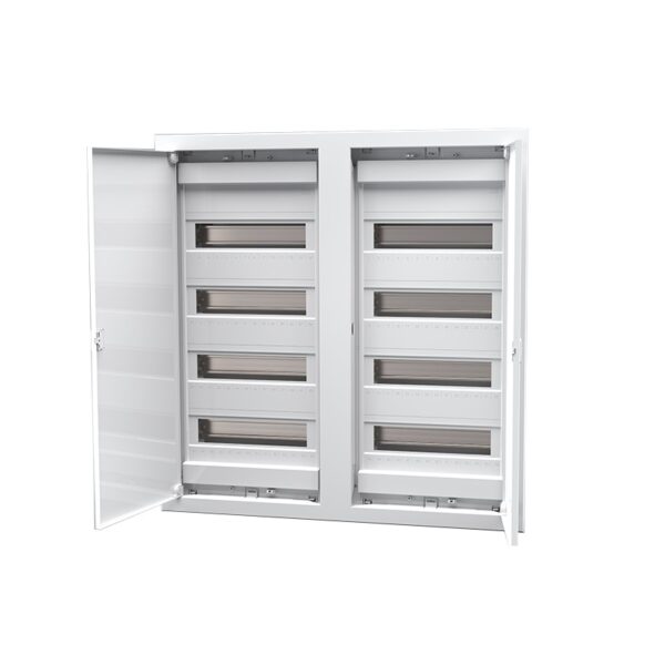 ΧΩΝΕΥΤΗ ΛΕΥΚΗ ΜΕΤΑΛΛΙΚΗ ΠΟΡΤΑ ΚΑΙ ΜΕΤΑΛΛΙΚΟ ΠΛΑΙΣΙΟ U2X48ES 112 ΘΕΣΕΩΝ 4 ΣΕΙΡΩΝ IP40