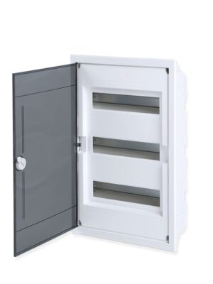 ΧΩΝΕΥΤΗ ΔΙΑΦΑΝΗ ΠΛΑΣΤΙΚΗ ΠΟΡΤΑ ΚΑΙ ΠΛΑΣΤΙΚΟ ΠΛΑΙΣΙΟ U36A 36 ΘΕΣΕΩΝ 3 ΣΕΙΡΩΝ IP40