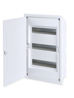 ΧΩΝΕΥΤΗ ΛΕΥΚΗ ΠΛΑΣΤΙΚΗ ΠΟΡΤΑ ΚΑΙ ΠΛΑΣΤΙΚΟ ΠΛΑΙΣΙΟ U36CW 36 ΘΕΣΕΩΝ 3 ΣΕΙΡΩΝ IP40