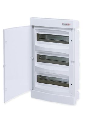 ΧΩΝΕΥΤΗ ΛΕΥΚΗ ΠΛΑΣΤΙΚΗ ΠΟΡΤΑ ΚΑΙ ΠΛΑΣΤΙΚΟ ΠΛΑΙΣΙΟ U36CW 36 ΘΕΣΕΩΝ 3 ΣΕΙΡΩΝ IP40