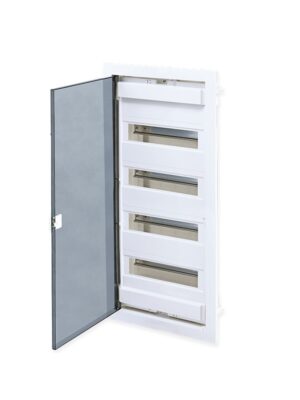 ΧΩΝΕΥΤΗ ΔΙΑΦΑΝΗ ΠΛΑΣΤΙΚΗ ΠΟΡΤΑ ΚΑΙ ΠΛΑΣΤΙΚΟ ΠΛΑΙΣΙΟ U48-FP 48 ΘΕΣΕΩΝ 4 ΣΕΙΡΩΝ IP40