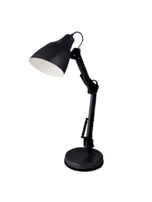 Φ/Σ ΓΡΑΦΕΙΟΥ 1ΧΕ27 ΜΑΥΡΟ ΜΕΤΑΛΛΙΚΟ Φ15ΧΦ12ΧΗ50CM KINGSTON