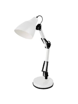 Φ/Σ ΓΡΑΦΕΙΟΥ 1ΧΕ27 ΛΕΥΚΟ ΜΕΤΑΛΛΙΚΟ Φ15ΧΦ12ΧΗ50CM KINGSTON