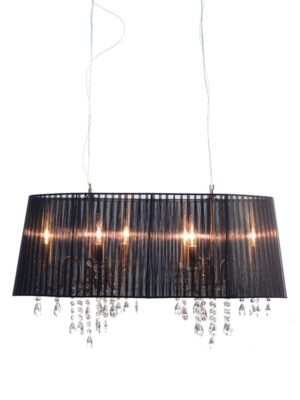 NETTO ΦΩΤΙΣΤΙΚΟ ΚΡΕΜΑΣΤΟ ΜΑΥΡΟ ΜΕΤΑΛΛΙΚΟ ΣΥΜΒΑΤΙΚΟ 6ΧΕ14 IP20 800Χ1200mm