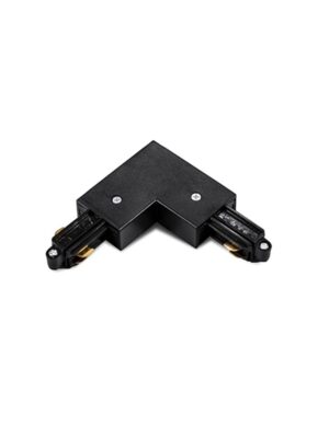 ΣΥΝΔΕΣΜΟΣ 90° ΓΩΝΙΑΚΟΣ ΡΑΓΑΣ 2 ΚΑΛΩΔΙΩΝ ΜΑΥΡΟ