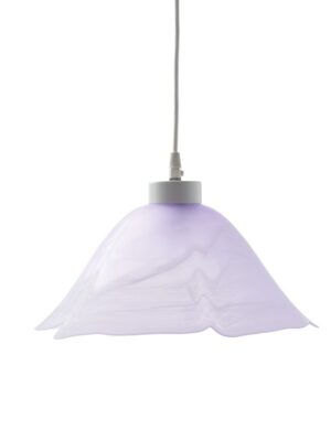 NETTO ΓΥΑΛΙ Νο379 Φ35 W.ALABASTER LILA SATIN MELROSE