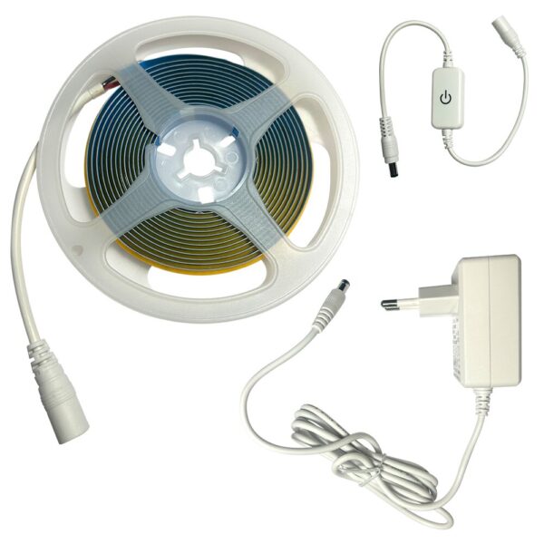 LED COB STRIP 24V DC 8W/M 4000K 1000LM/M IP20 Ra Ra90 320LEDS/M 3M REEL 3YRS