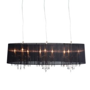 NETTO ΦΩΤΙΣΤΙΚΟ ΚΡΕΜΑΣΤΟ ΣΑΤΙΝΕ ΝΙΚΕΛΙΟ ΜΕΤΑΛΛΙΚΟ ΣΥΜΒΑΤΙΚΟ 9ΧΕ14 IP20 1200Χ1200mm