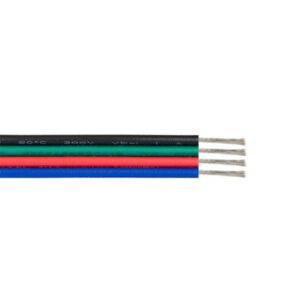 4 WIRE(BLACK-ΠΡΑΣΙΝΟ-RED-ΜΠΛΕ) 100M SPOOL (17*0,12mm)