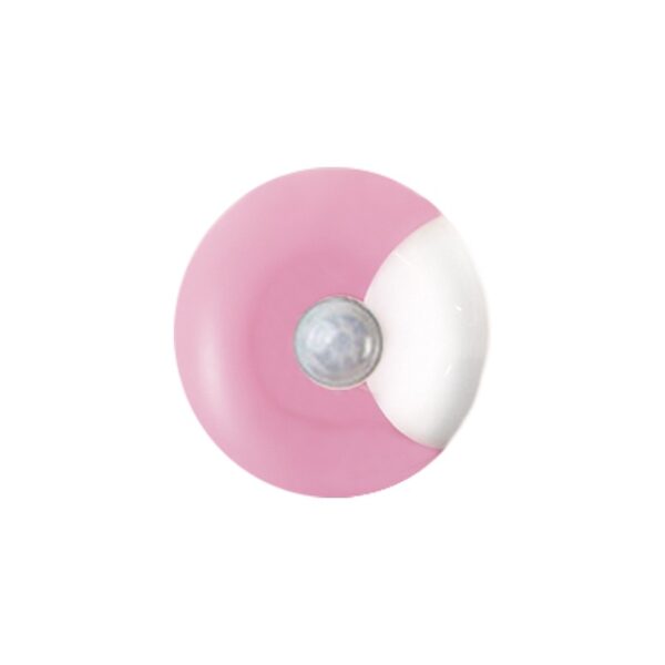 NETTO ΛΑΜΠΑΚΙ ΝΥΧΤΟΣ ΕΠΙΤΟΙΧΟ ΡΟΖ ΠΛΑΣΤΙΚΟ LED 0,4W 6000K IP20 80X80X40MM