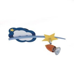 NETTO ΦΩΤΙΣΤΙΚΟ ΕΠΙΤΟΙΧΟ ΠΟΛΥΧΡΩΜΟ ΜΕΤΑΛΛΙΚΟ ΣΥΜΒΑΤΙΚΟ 1ΧGU10 160Χ345Χ220mm