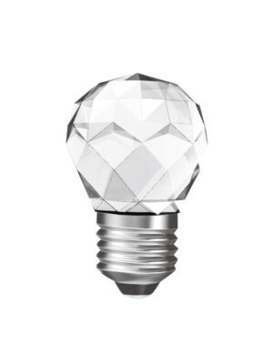 LED COB ΚΡΥΣΤΑΛΛΟ 3W 3000K 230V AC 300LM RA80 25000HRS 360° 1xE27