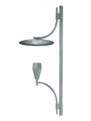 HOSI II - ΚΕΦΑΛΗ ΦΩΤΙΣΜΟΥ ΑΛΟΥΜΙΝΙΟΥ ΓΚΡΙ ΣΥΜΒΑΤΙΚΗ 1xΕ27 IP65 Φ800x200mm