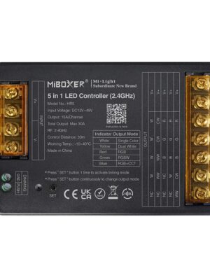 LED CONTROLLER 2,4GHz 5 IN 1,TOTAL OUTPUT MAX 30A