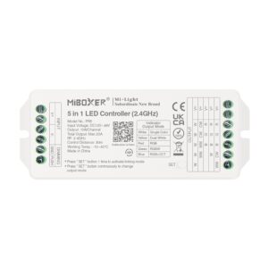 LED CONTROLLER 2,4GHz 5 IN 1,TOTAL OUTPUT MAX 20A