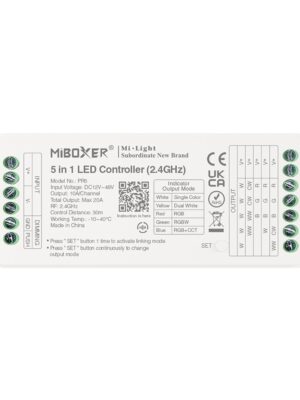 LED CONTROLLER 2,4GHz 5 IN 1,TOTAL OUTPUT MAX 20A