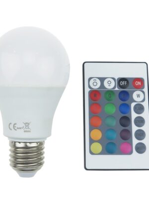 LED SMD A60 8W IR RGB 3000K 230V AC 650LM RA80 30000HRS 270° 1xE27