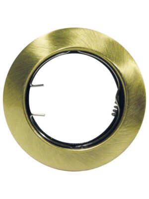 ΣΠΟΤ ΧΩΝΕΥΤΟ ΣΤΡΟΓΓΥΛΟ ΜΠΡΟΝΖΕ ΣΥΜΒΑΤΙΚΟ 1xGU10 IP20 Φ75mm