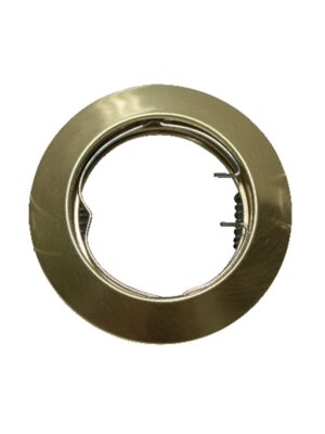 ΣΠΟΤ ΧΩΝΕΥΤΟ ΣΤΡΟΓΓΥΛΟ ΧΡΥΣΟ ΜΑΤ ΣΥΜΒΑΤΙΚΟ 1xGU10 IP20 Φ75mm