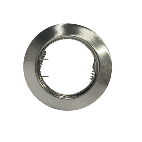 ΣΠΟΤ ΧΩΝΕΥΤΟ ΣΤΡΟΓΓΥΛΟ ΝΙΚΕΛ ΣΥΜΒΑΤΙΚΟ 1xGU10 IP20 Φ75mm