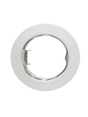 ΣΠΟΤ ΧΩΝΕΥΤΟ ΣΤΡΟΓΓΥΛΟ ΛΕΥΚΟ ΣΥΜΒΑΤΙΚΟ 1xGU10 IP20 Φ75mm