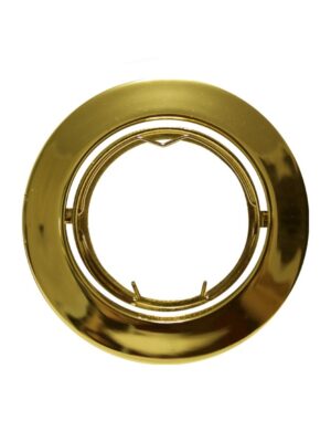 ΣΠΟΤ ΧΩΝΕΥΤΟ ΚΙΝΗΤΟ ΣΤΡΟΓΓΥΛΟ ΧΡΥΣΟ ΣΥΜΒΑΤΙΚΟ 1xGU10 IP20 Φ81mm