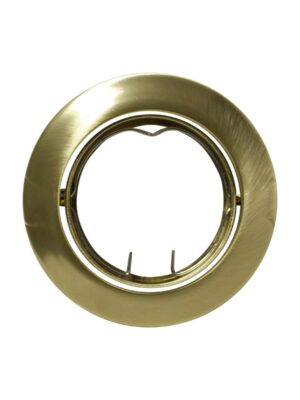 ΣΠΟΤ ΧΩΝΕΥΤΟ ΚΙΝΗΤΟ ΣΤΡΟΓΓΥΛΟ ΜΠΡΟΝΖΕ ΣΥΜΒΑΤΙΚΟ 1xGU10 IP20 Φ81mm