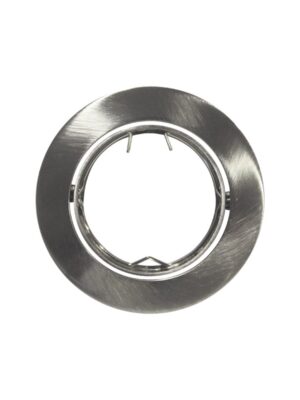 ΣΠΟΤ ΧΩΝΕΥΤΟ ΚΙΝΗΤΟ ΣΤΡΟΓΓΥΛΟ ΝΙΚΕΛ ΜΑΤ ΣΥΜΒΑΤΙΚΟ 1xGU10 IP20 Φ81mm