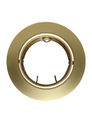 ΣΠΟΤ ΧΩΝΕΥΤΟ ΚΙΝΗΤΟ ΣΤΡΟΓΓΥΛΟ ΧΡΥΣΟ ΠΕΡΛΕ  ΣΥΜΒΑΤΙΚΟ 1xGU10 IP20 Φ81mm